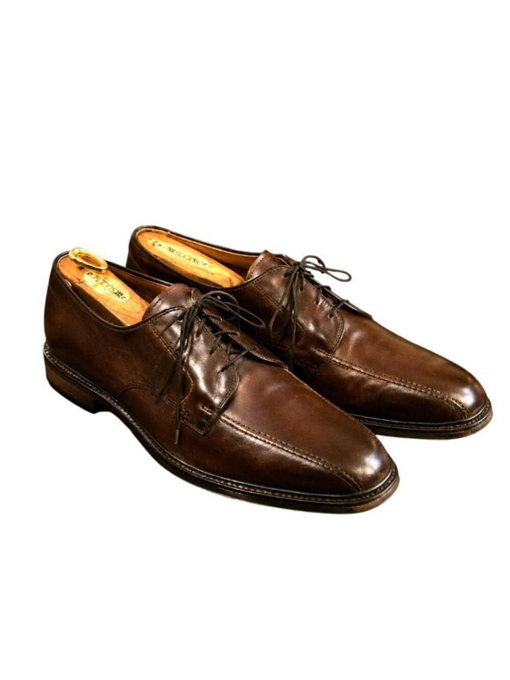 Allen Edmonds Hillcrest Leather Bicycle Toe Dress Shoe Men's 13A with Shoe Trees